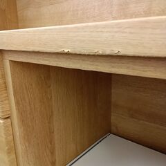 ★リユースのサカイつくば店★TK7133 ニトリ 食器棚 ナチュラル H180×D41×W100 クリーニング済みの画像