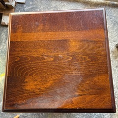 カリモクサイドテーブル花台電話台コロニアル　の画像