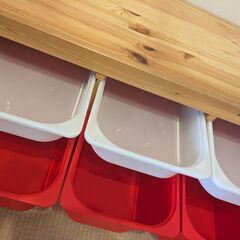 【お譲りします】IKEA　トロファスト　ボックス付の画像