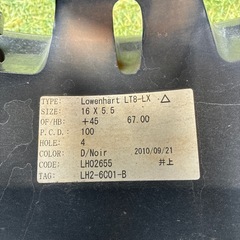 Lowenhart 
ホイールの画像