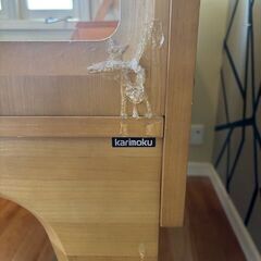 カリモク（20年以上前）の勉強机、お渡ししますの画像