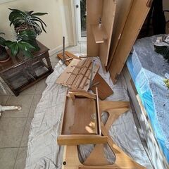 カリモク（20年以上前）の勉強机、お渡ししますの画像
