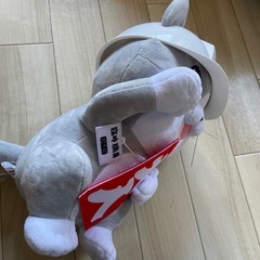 仕事猫　まねき猫　BIGぬいぐるみ　の画像