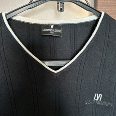 LUCIANO VALENTINO レディースVネックセーターの画像