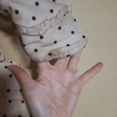 90サイズ　女の子コートの画像