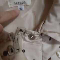 90サイズ　女の子コートの画像