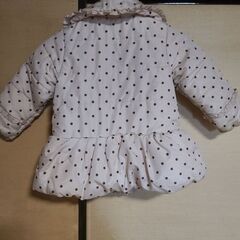 90サイズ　女の子コートの画像