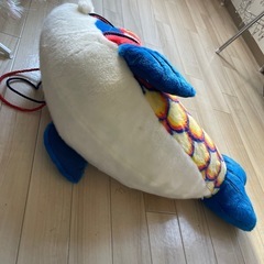 お子さま用・乗用玩具★乗って遊べる鯉のぼりのぬいぐるみ★特大サイズの画像