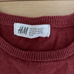 H&M ウサギ刺繍セーター110 の画像