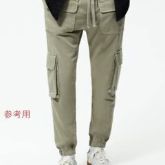 Zaraカーゴ/ジョガーパンツ　メンズの画像