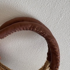 　レザー持ち手　バッグの画像