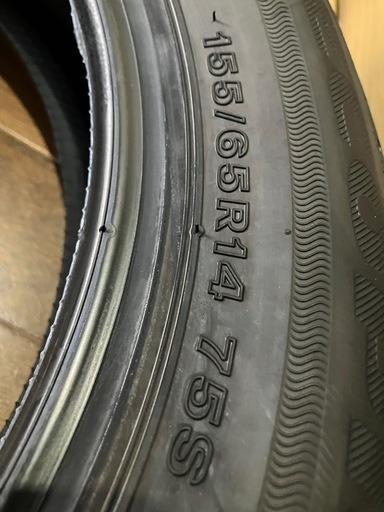 新車外しブリヂストン155/65R14 ４本