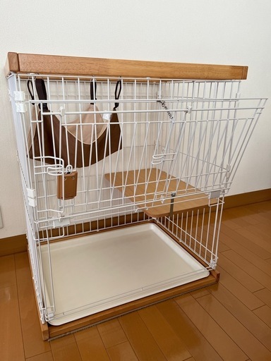 美品　猫ゲージ　使用期間10日