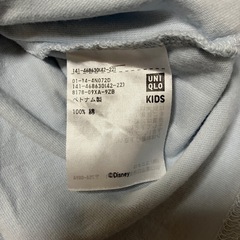 UNIQLO ミッキー Tシャツ 120 ブルーの画像