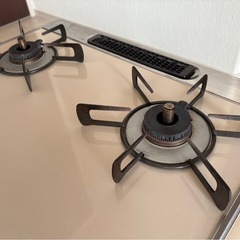 リンナイ　プロパンガスコンロ２口
の画像