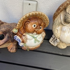 お庭　置き物　セットの画像