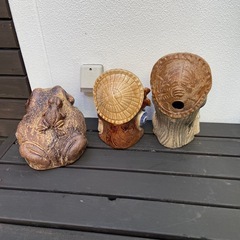 お庭　置き物　セットの画像