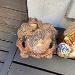 お庭　置き物　セットの画像