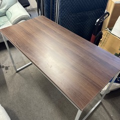 パソコンデスク 勉強机 木目の画像