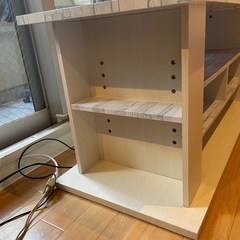 テレビ台　収納棚の画像