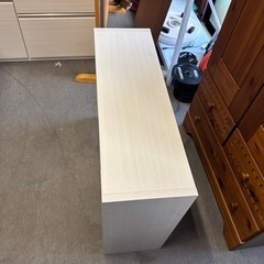 シェルフ　本棚　ホワイトの画像