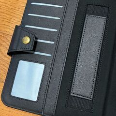 ✨iPad mini 第6世代用 レザーケース／ショルダー付き・カード収納付き✨の画像