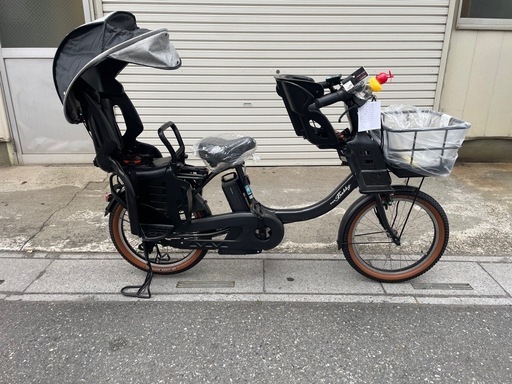 ❗️バッテリー新品キャンペーン❗️試乗?新車仕上げ⭐️中古子供乗せ電動自転車　ブリヂストンビッケ2 ヤマハPASバビー