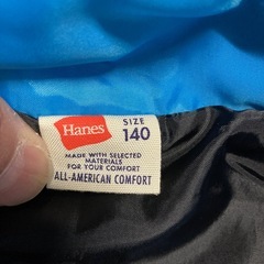 子供用Hanes140センチジャンバー　擦れありの画像