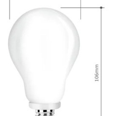 【新品】LED電球×4 (E17•60W形相当)の画像