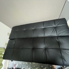 取引先決定[ニトリ]黒ソファーベッドの画像