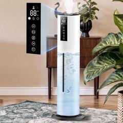 加湿器 8L 大容量 超音波式 タワー式 48時間連続加湿 アロマ対応の画像