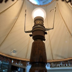 アンティーク品　イギリス製フロアランプ　公田店の画像