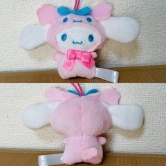 シナモロール　ストラップ　ぬいぐるみ　マスコット　サンリオの画像