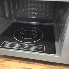 #K-3【ご来店頂ける方限定】アイリスオーヤマのフラット電子レンジですの画像