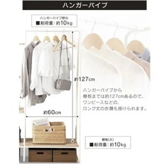 ハンガーラックの画像