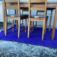 ダイニングセットIKEA サイズ約116×74×73cm JOKKMOKK JUSTINA  の画像