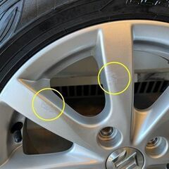 中古タイヤ、アルミホイルのセット（タイヤはオマケ程度に）の画像