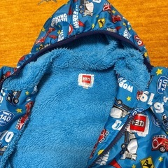 120サイズ　アウター2点セット　トミカ　中綿の画像