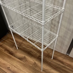 スチールラック　ホワイトの画像