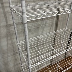 スチールラック　ホワイトの画像