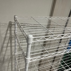 スチールラック　ホワイトの画像