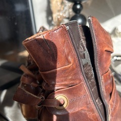 ブラウン　ブーツの画像