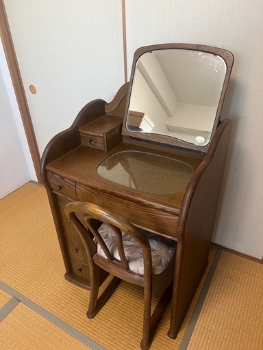 美品✨大畑家具　鏡台、ドレッサー
