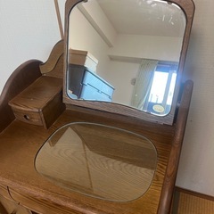 美品✨大畑家具　鏡台、ドレッサーの画像