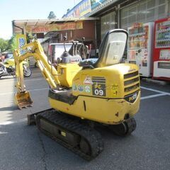 ミニ油圧ショベル(ミニユンボ) PC09-1 コマツ KOMATSU 税込￥880,000-【店頭引取限定】【寄楽屋 きらくや 成田本店】の画像