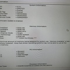 11/10締切！DELLデスストップPC Vostro 3681 の画像