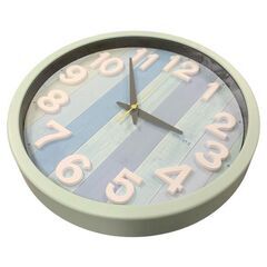 電波時計 壁掛け時計 掛け時計 シンプル おしゃれ 木目調 家具 札幌 東区の画像