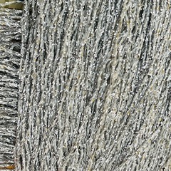 毛糸 ブリリアントヤーンシャギー SHAGGY 色番1  シルバー系 編み物 冬小物 セーター 手芸材料 玉数は写真通りの画像