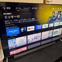 50インチ ORION　チューナーレステレビ AEUD-50Dの画像