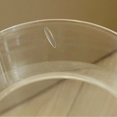 美品【キャトルセゾン】ガラスボット　花瓶 キッチン雑貨 小物入れ インテリア ディスプレイの画像